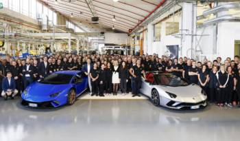 Lamborghini Huracan and Aventador reach new milestones
