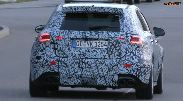 The upcoming Mercedes-AMG A45 spied