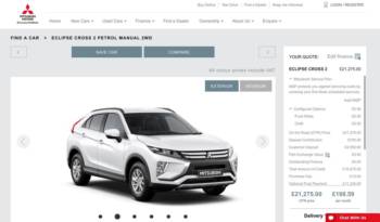 Mitsubishi Eclipse Cross available to buy online