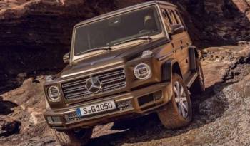 2019 Mercedes-Benz G-Class - leaked exterior pictures