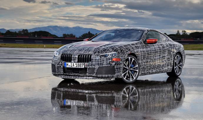 BMW 8 Series prototype testing in Italy