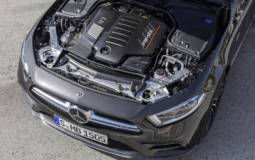 This is the new Mercedes-AMG 53 series - it has a mild-hybrid powertrain and an electric compressor