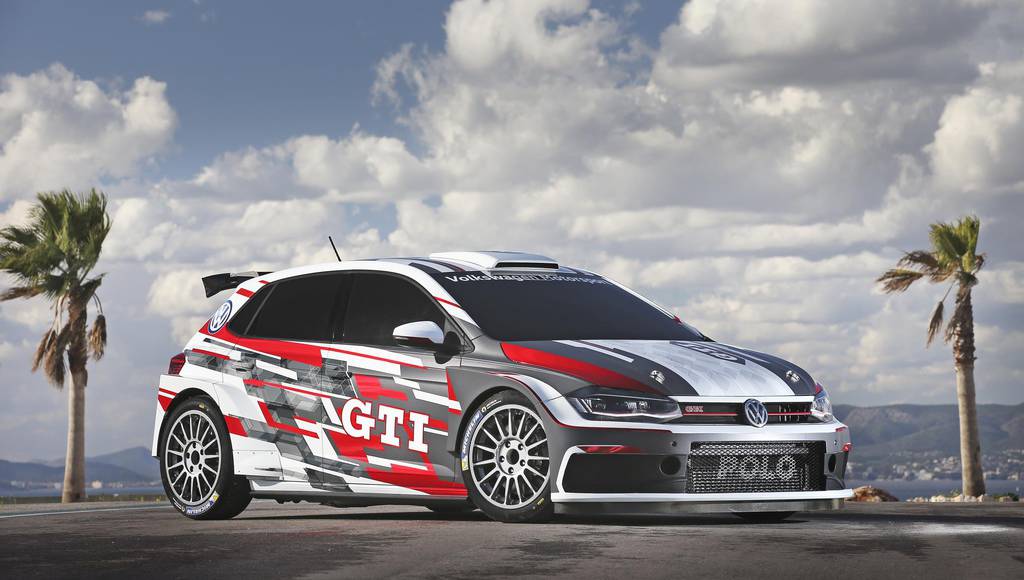 2020 Volkswagen Polo R5 WRC Rally Car Test Drifting and Jumps