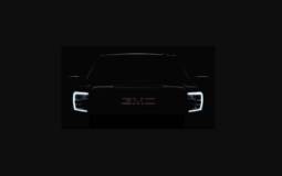 First teaser image of the new GMC Sierra