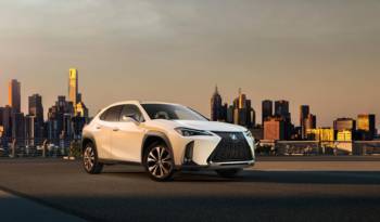 Lexus UX crossover first image revealed