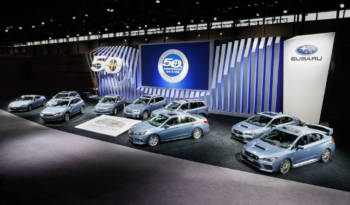 Subaru launches 50th Anniversary models in US
