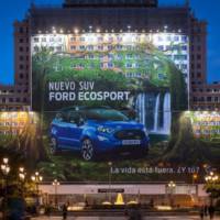 This is the biggest billboard in the world. And Ford EcoSport is the star