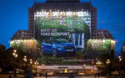 This is the biggest billboard in the world. And Ford EcoSport is the star
