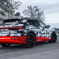 Audi e-tron prototype was unveiled in Geneva