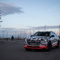 Audi e-tron prototype was unveiled in Geneva