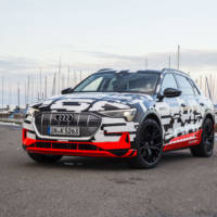 Audi e-tron prototype was unveiled in Geneva