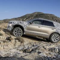 First picture with the all-new Volkswagen Touareg