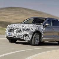 First picture with the all-new Volkswagen Touareg