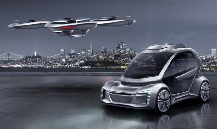 Pop.Up Next car developed by Audi and Airbus