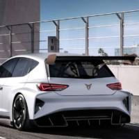 This is the Cupra e-Racer, an electric track car