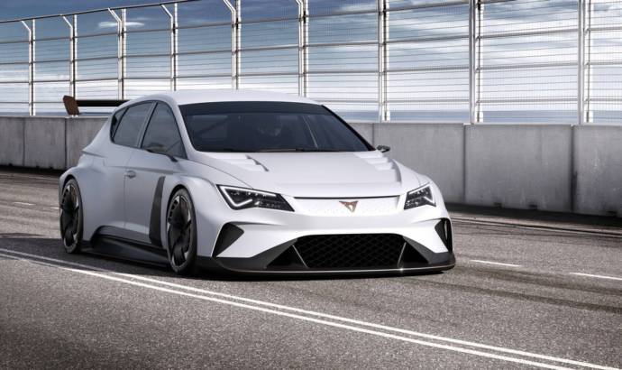 This is the Cupra e-Racer, an electric track car