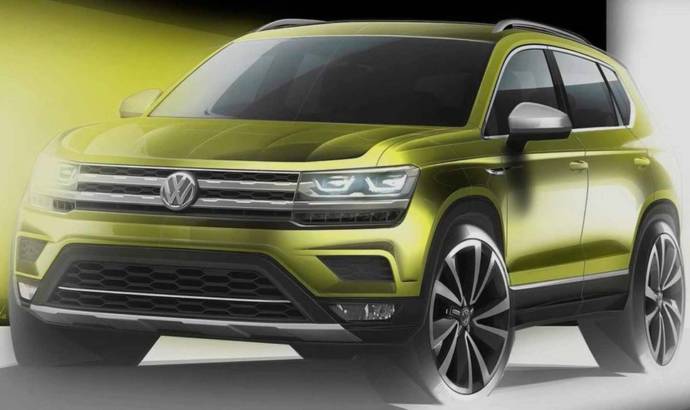 Volkswagen teases a new global SUV which will be slotted under the current Tiguan