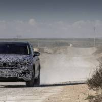 First picture with the all-new Volkswagen Touareg