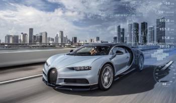 Bugatti Chiron offers telemetry data in real time