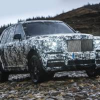 Rolls Royce Cullinan enters its final stage of development