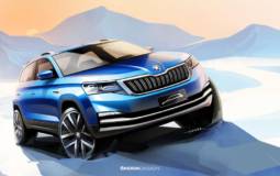 Skoda third SUV teased ahead its launch in Beijing Motor Show