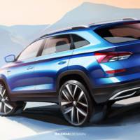 Skoda third SUV teased ahead its launch in Beijing Motor Show