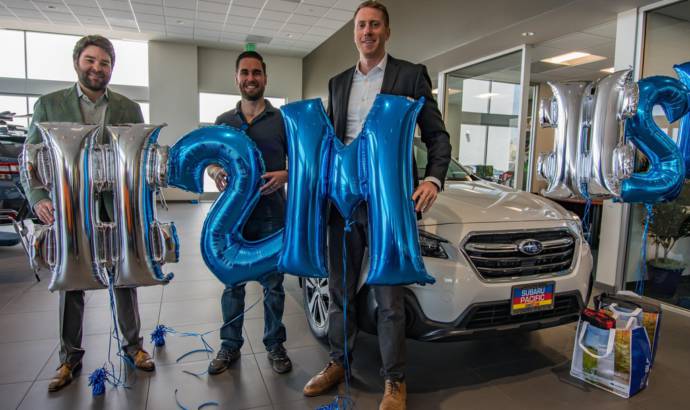 Subaru sold its two millionth Outback in the US