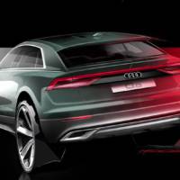 Audi Q8 - another teaser with the German SUV