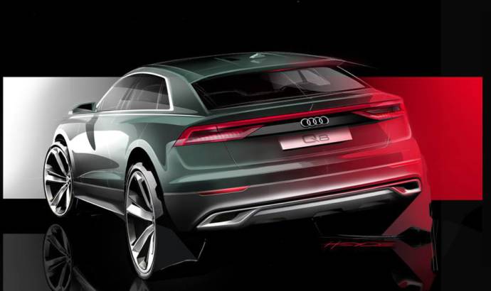 Audi Q8 - another teaser with the German SUV