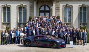 Bugatti Chiron reaches 100th unit produced