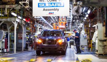 Subaru Ascent production started in Indiana