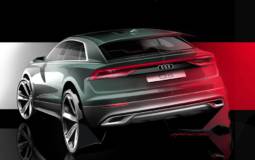Audi Q8 - another teaser with the German SUV