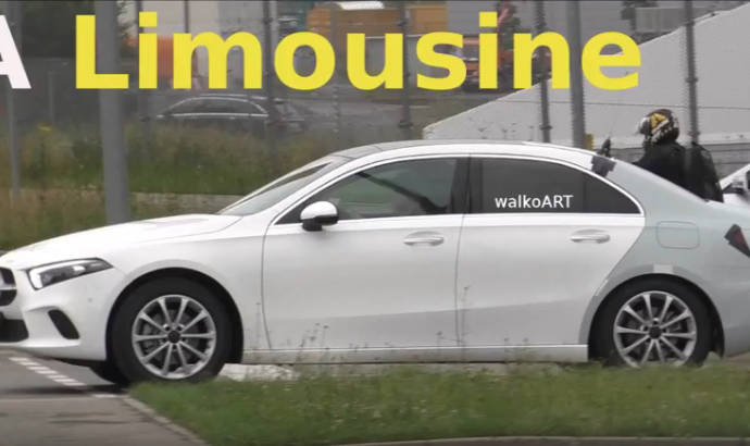 2019 Mercedes-Benz A-Class Sedan spied - Video