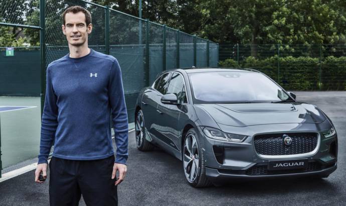 Andy Murray goes electric with Jaguar I-Pace