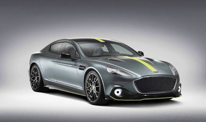 Aston Martin Rapide AMR has 580 horsepower and some carbon fiber body panels