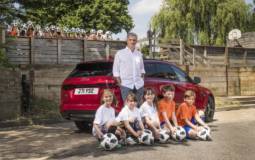 Jose Mourinho and Jaguar XF Sportbrake, back to school