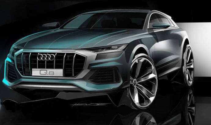 These are the first four episodes of the Audi Q8 Unleashed campaign - the SUV will be unveiled on June 5