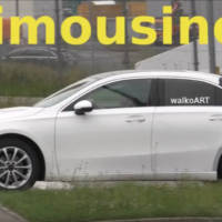 2019 Mercedes-Benz A-Class Sedan spied - Video