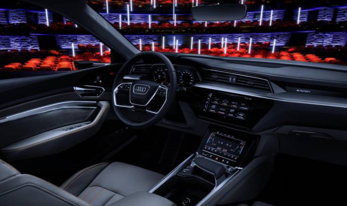 Audi e-tron prototype reveals interior