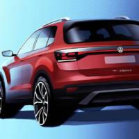 First teaser picture of the upcoming 2019 Volkswagen T-Cross SUV