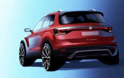 First teaser picture of the upcoming 2019 Volkswagen T-Cross SUV