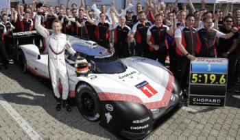 Porsche set the worlds fastest time on Nurburgring