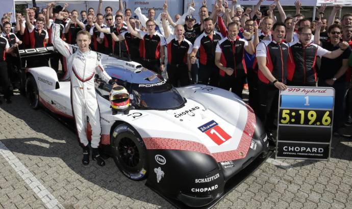 Porsche set the worlds fastest time on Nurburgring