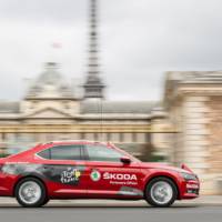 Skoda is the official partner of the Tour de France