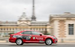 Skoda is the official partner of the Tour de France