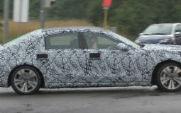 The next generation Mercedes-Benz S-Class caught in traffic