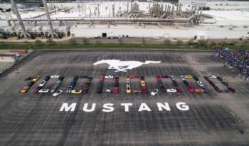 Ford celebrates the 10 millionth Mustang produced