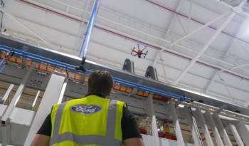 Ford uses drones to supervise its plant activity