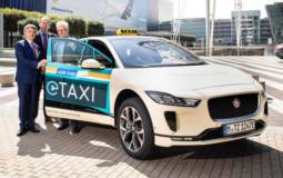 Jaguar I-Pace - a new taxi in Munich