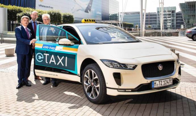 Jaguar I-Pace - a new taxi in Munich